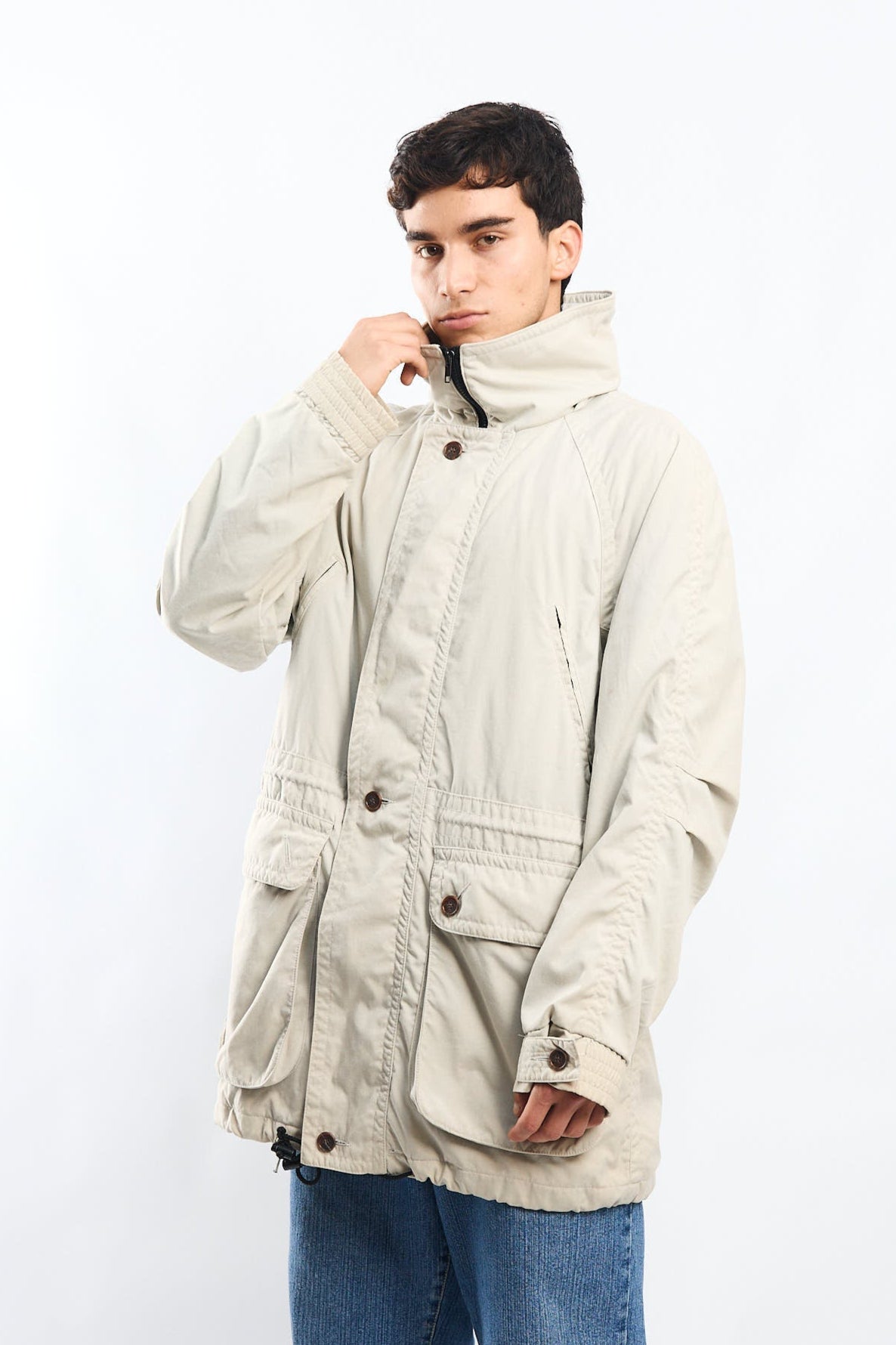 2000 Timberland Impermeable Cargo Parka (L)