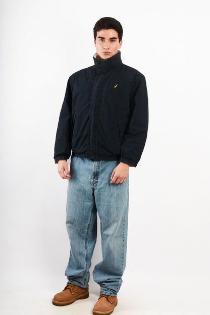 2000 Vintage Nautica Colorblock Reversible Jacket (S/M)