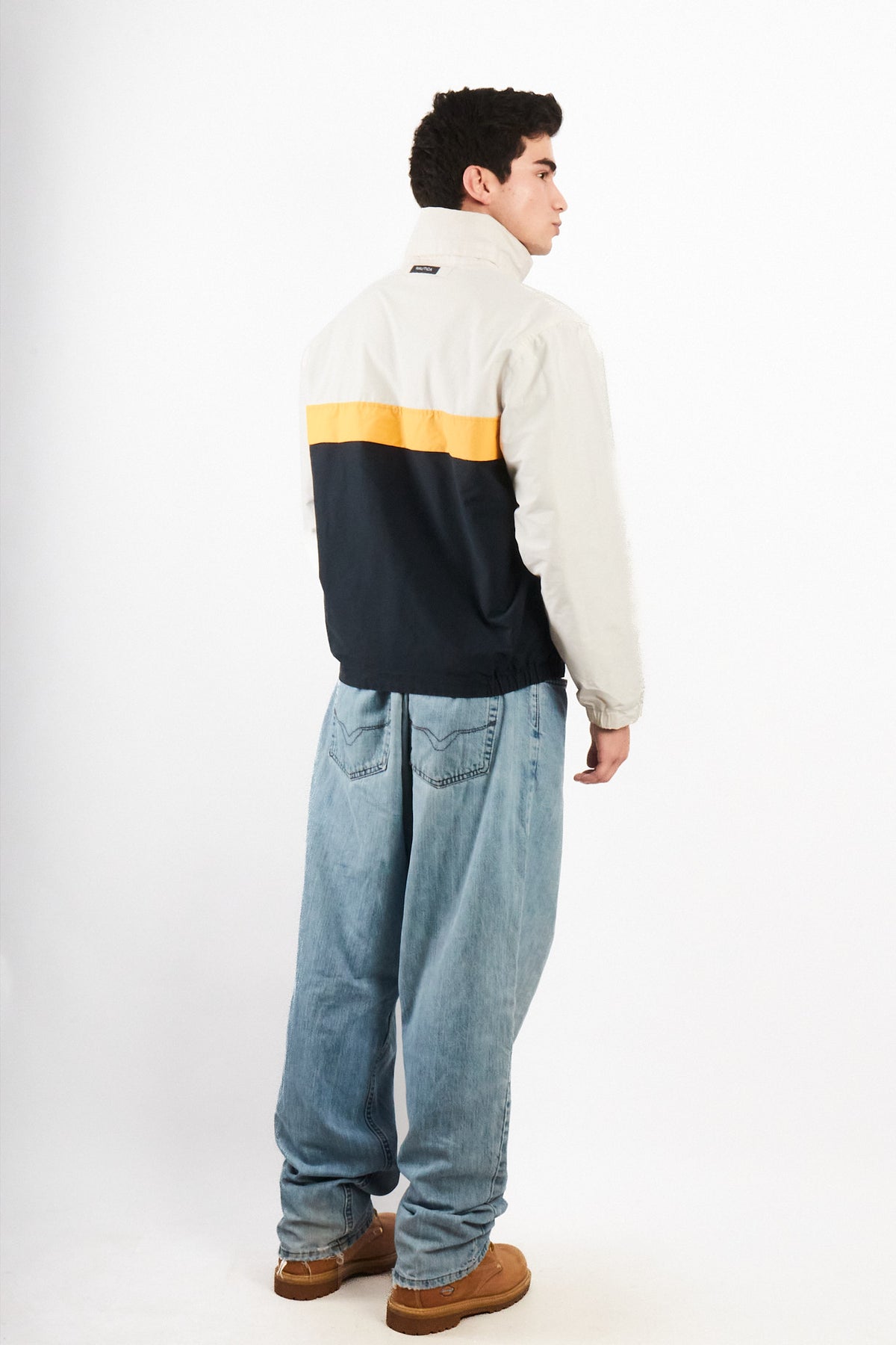 2000 Vintage Nautica Colorblock Reversible Jacket (S/M)