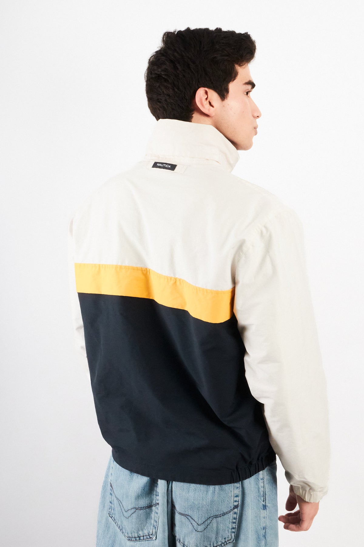 2000 Vintage Nautica Colorblock Reversible Jacket (S/M)