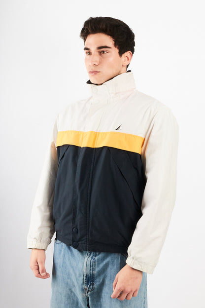 2000 Vintage Nautica Colorblock Reversible Jacket (S/M)