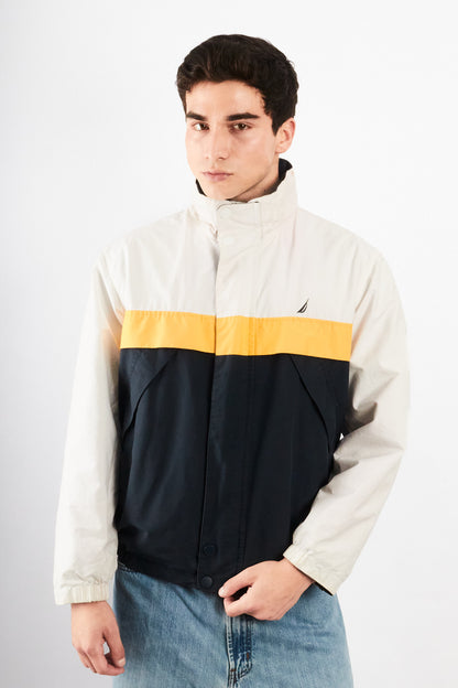 2000 Vintage Nautica Colorblock Reversible Jacket (S/M)