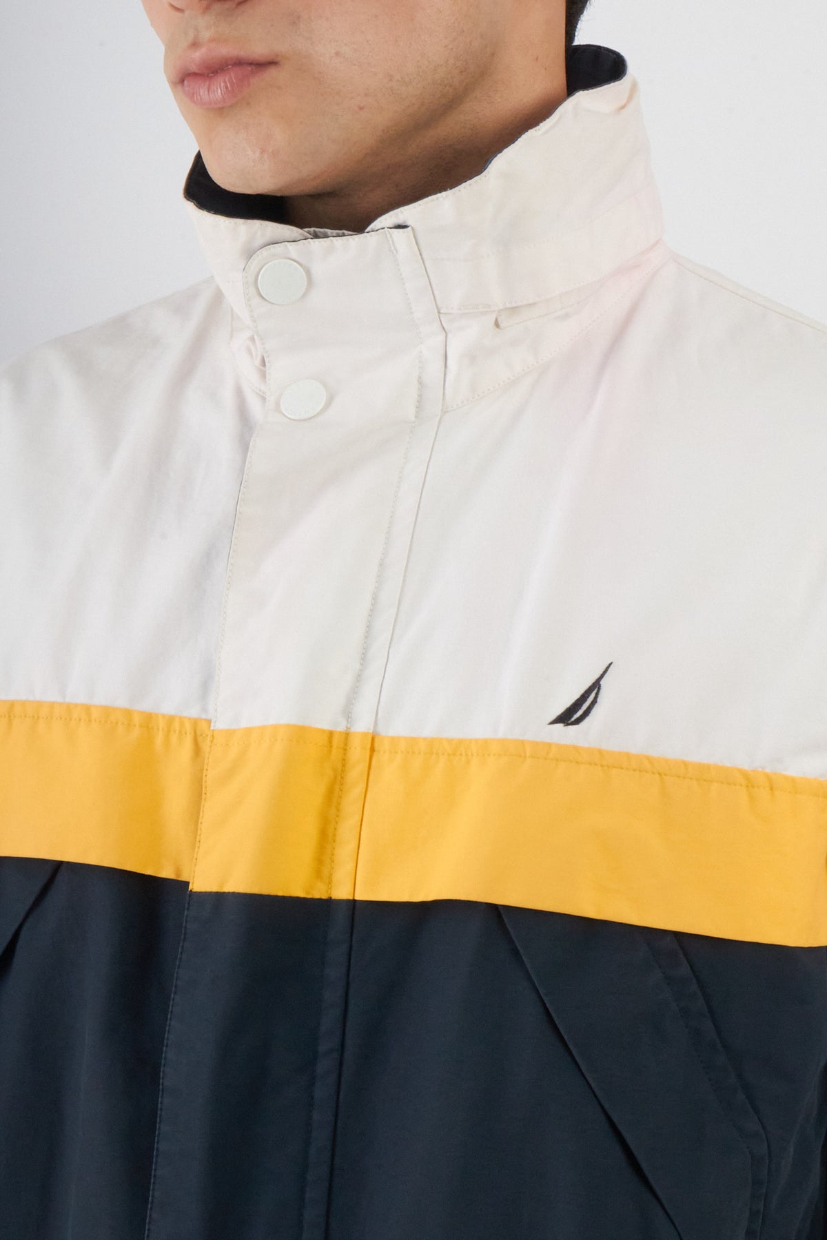 2000 Vintage Nautica Colorblock Reversible Jacket (S/M)