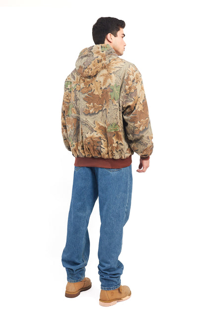 Vintage Carhartt Realtree Camo Lightweight Hooded Jacket (XL)