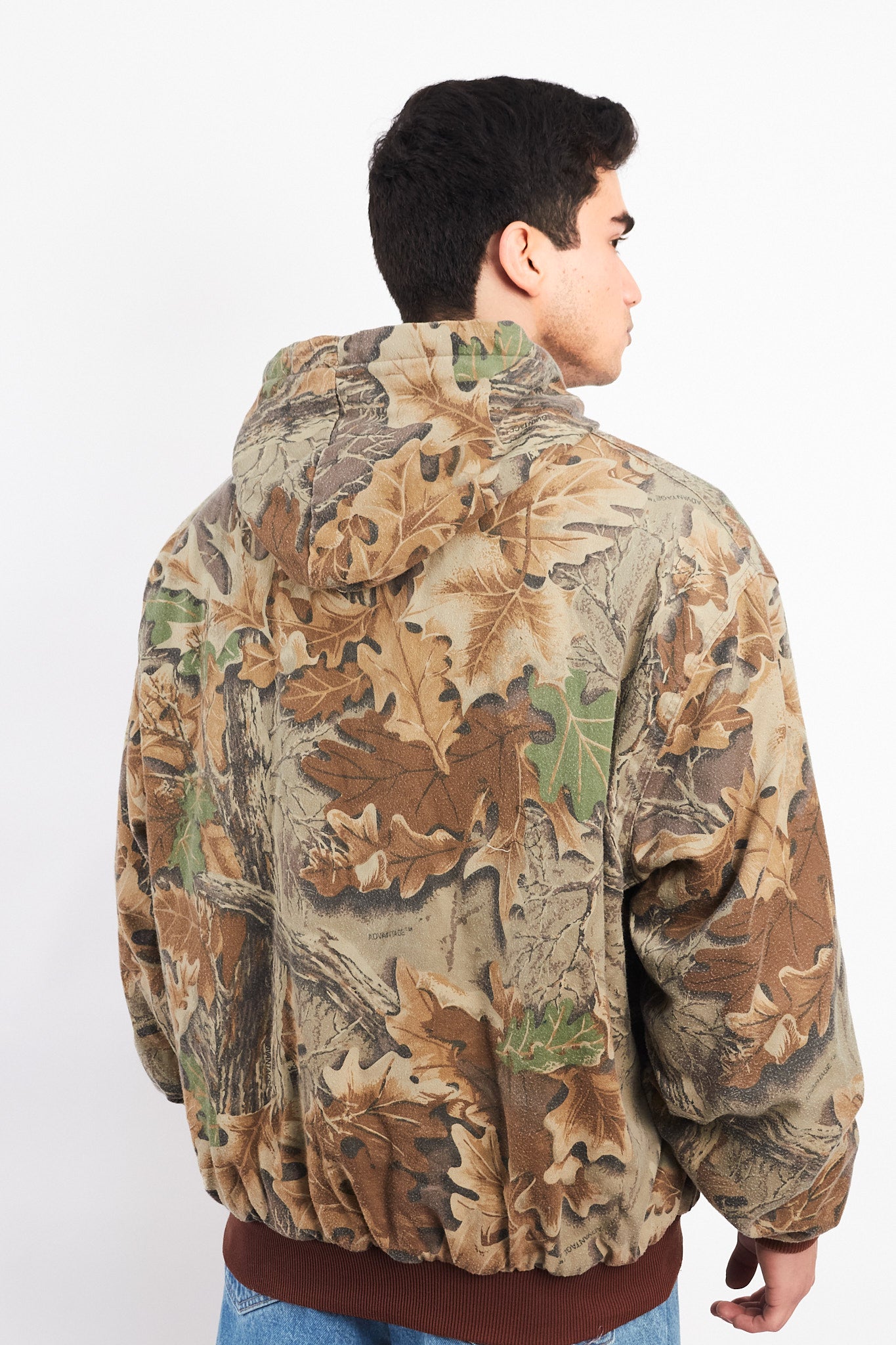 Vintage Carhartt Realtree Camo Lightweight Hooded Jacket (XL)