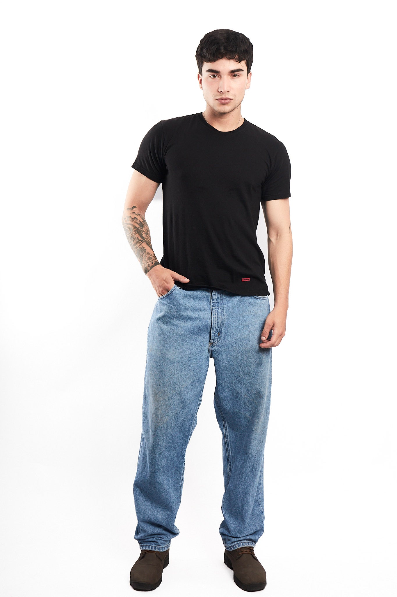 Carhartt Light Vintage Blue Baggy Jean (34)