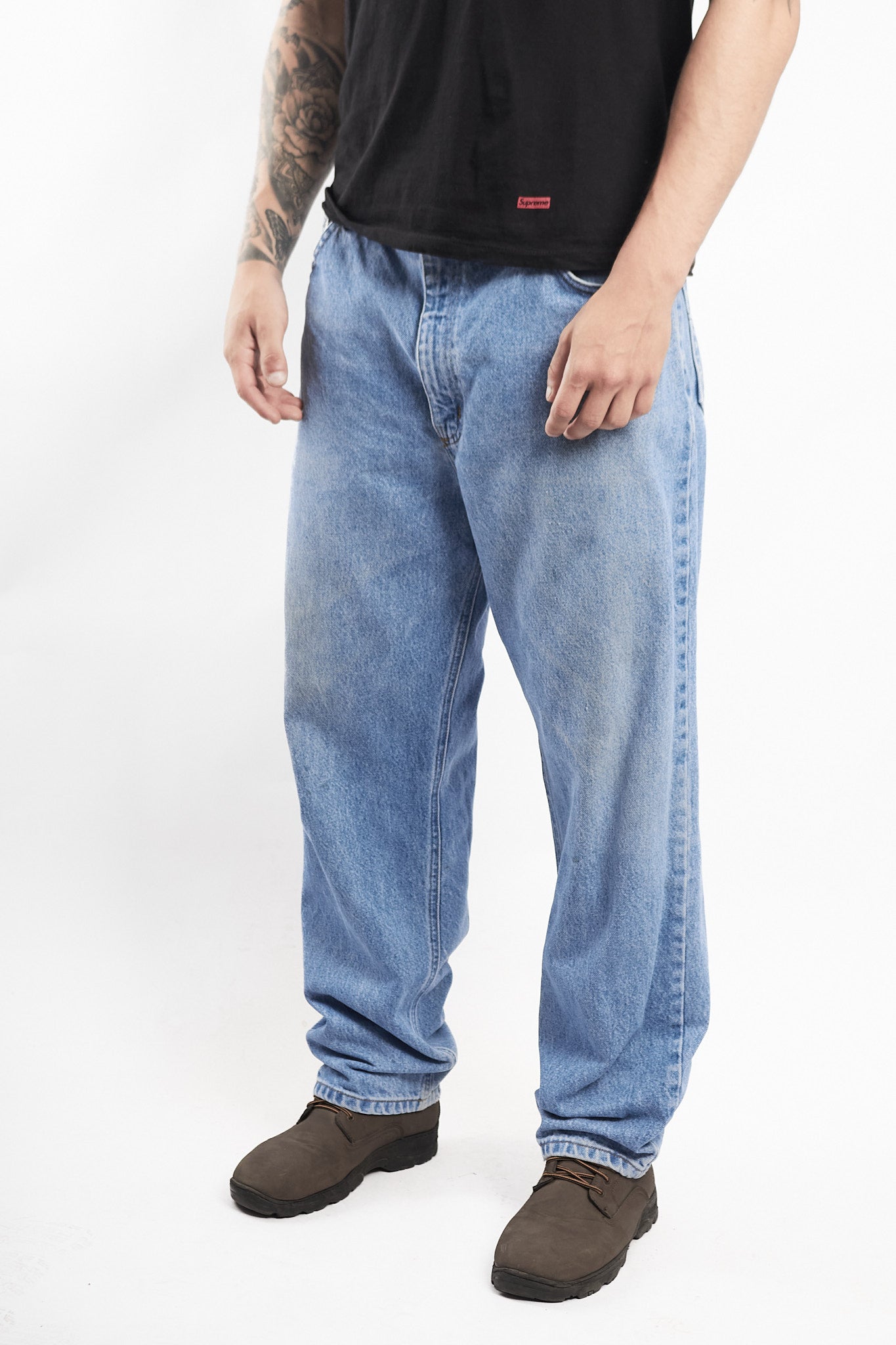 Carhartt Light Vintage Blue Baggy Jean (34)