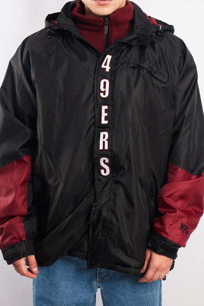 2000 NFL x San Francisco 49ers Double Layer Padded Jacket (L/XL)