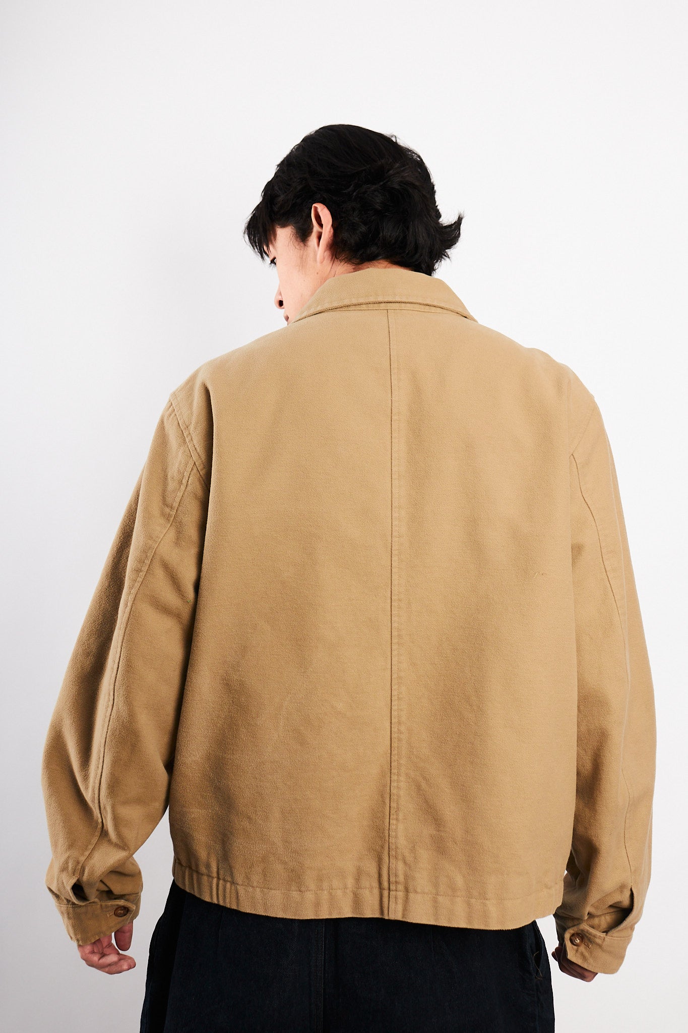 1999 Vintage Tommy Hilfiger Beige Wool Harrington (M/L)