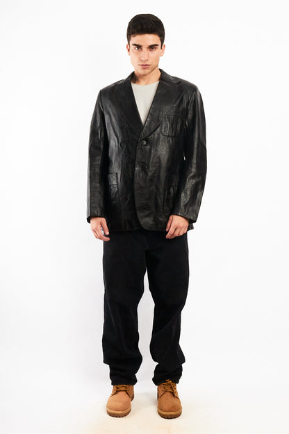 2000 Renzo Costa Leather Blazer (M/L)
