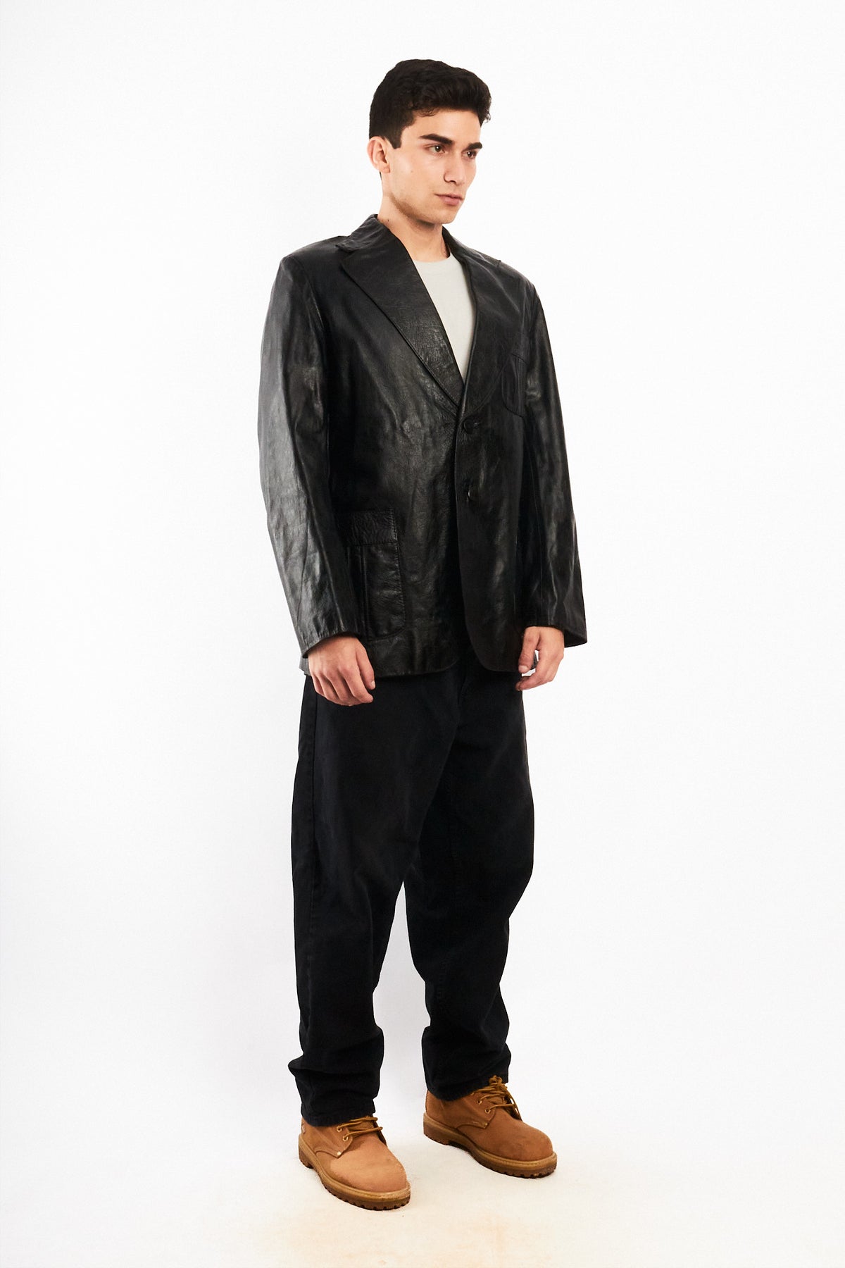 2000 Renzo Costa Leather Blazer (M/L)