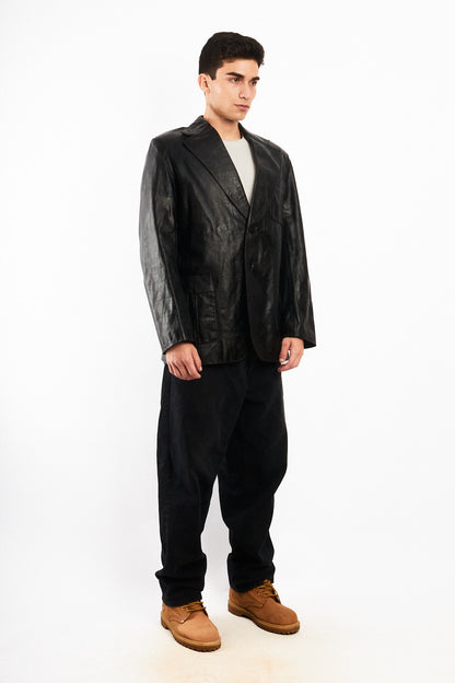 2000 Renzo Costa Leather Blazer (M/L)