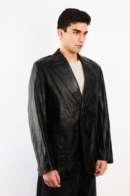 2000 Renzo Costa Leather Blazer (M/L)