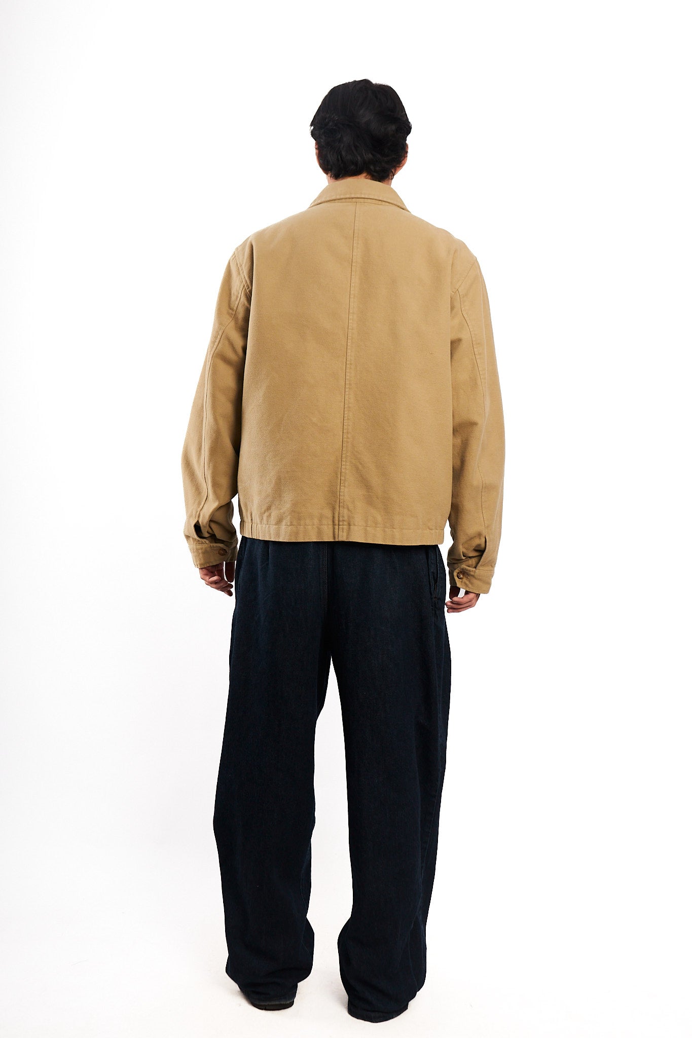 1999 Vintage Tommy Hilfiger Beige Wool Harrington (M/L)