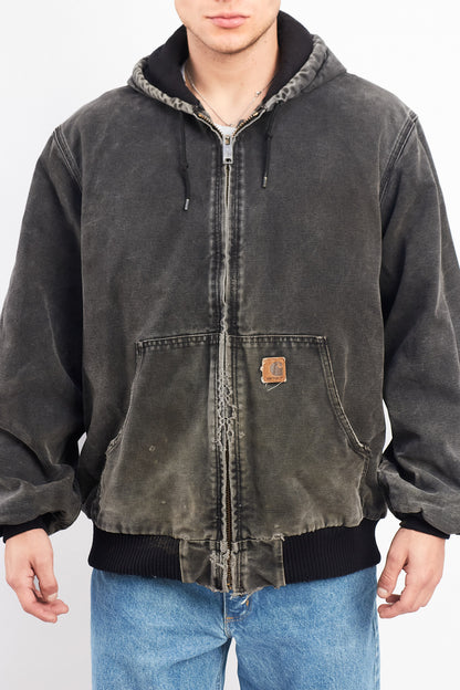 Vintage Carhartt J130 "Justin Bieber" Faded Graphite Duck Active Jacket (L)