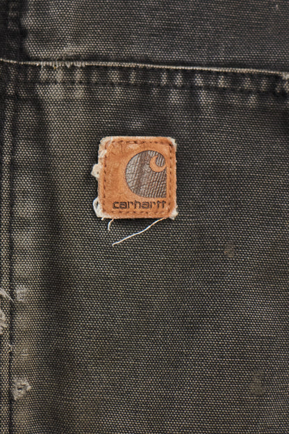Vintage Carhartt J130 "Justin Bieber" Faded Graphite Duck Active Jacket (L)