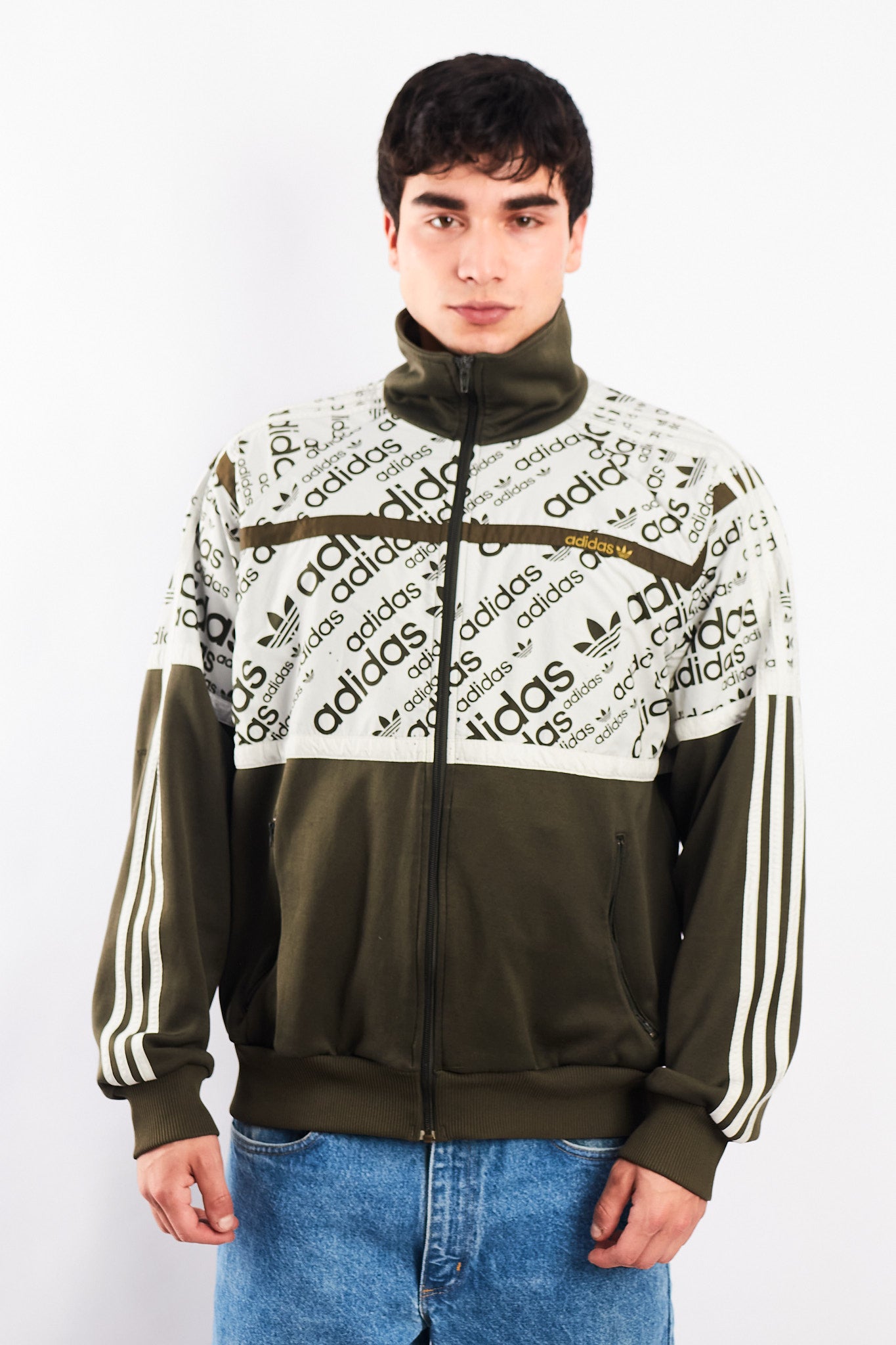 2008 Vintage Adidas Full Logo Jacket (M/L)