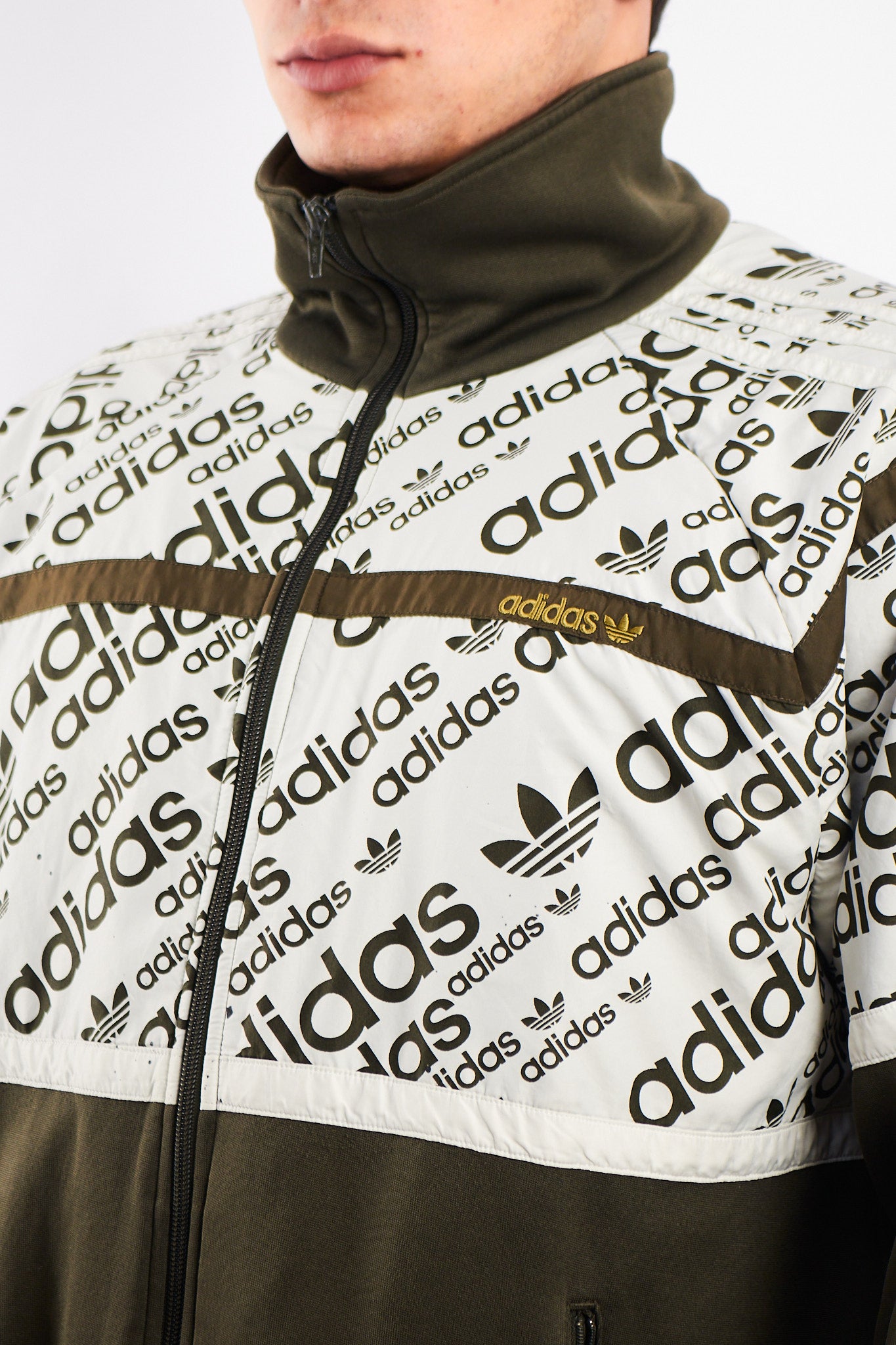 2008 Vintage Adidas Full Logo Jacket (M/L)