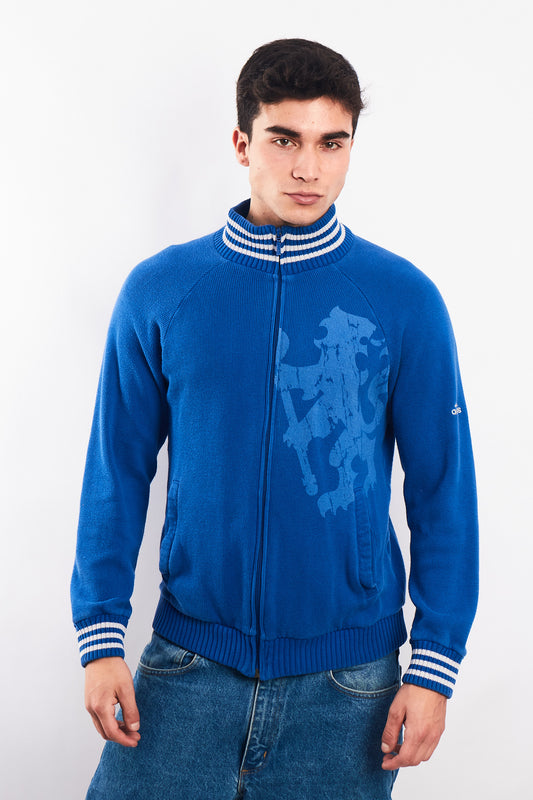 2006 Vintage Adidas x Chelsea FC  "The Blues" Cotton Full Zip (S/M)
