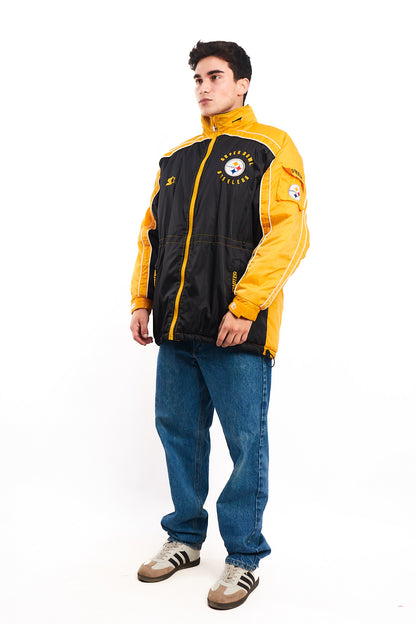 1994 Vintage Starter Pro-Line Steelers Super Bowl Padded Jacket (M/L)
