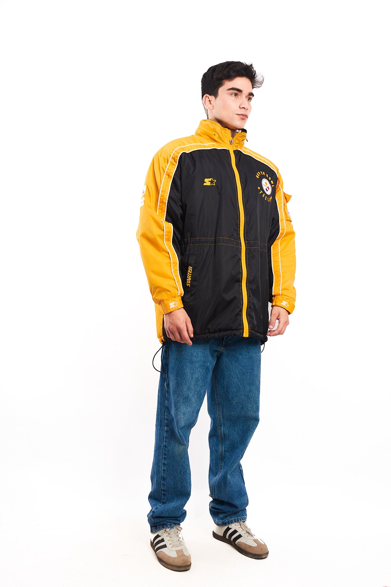 1994 Vintage Starter Pro-Line Steelers Super Bowl Padded Jacket (M/L)