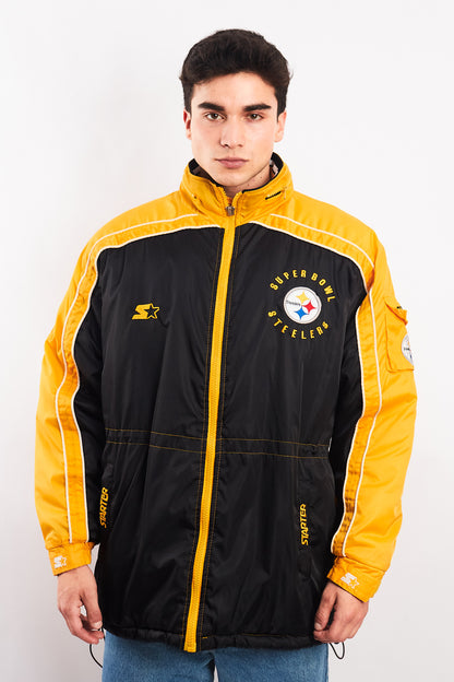 1994 Vintage Starter Pro-Line Steelers Super Bowl Padded Jacket (M/L)