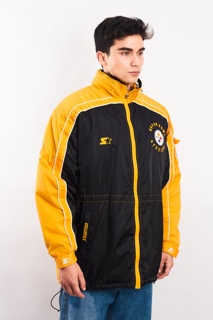 1994 Vintage Starter Pro-Line Steelers Super Bowl Padded Jacket (M/L)