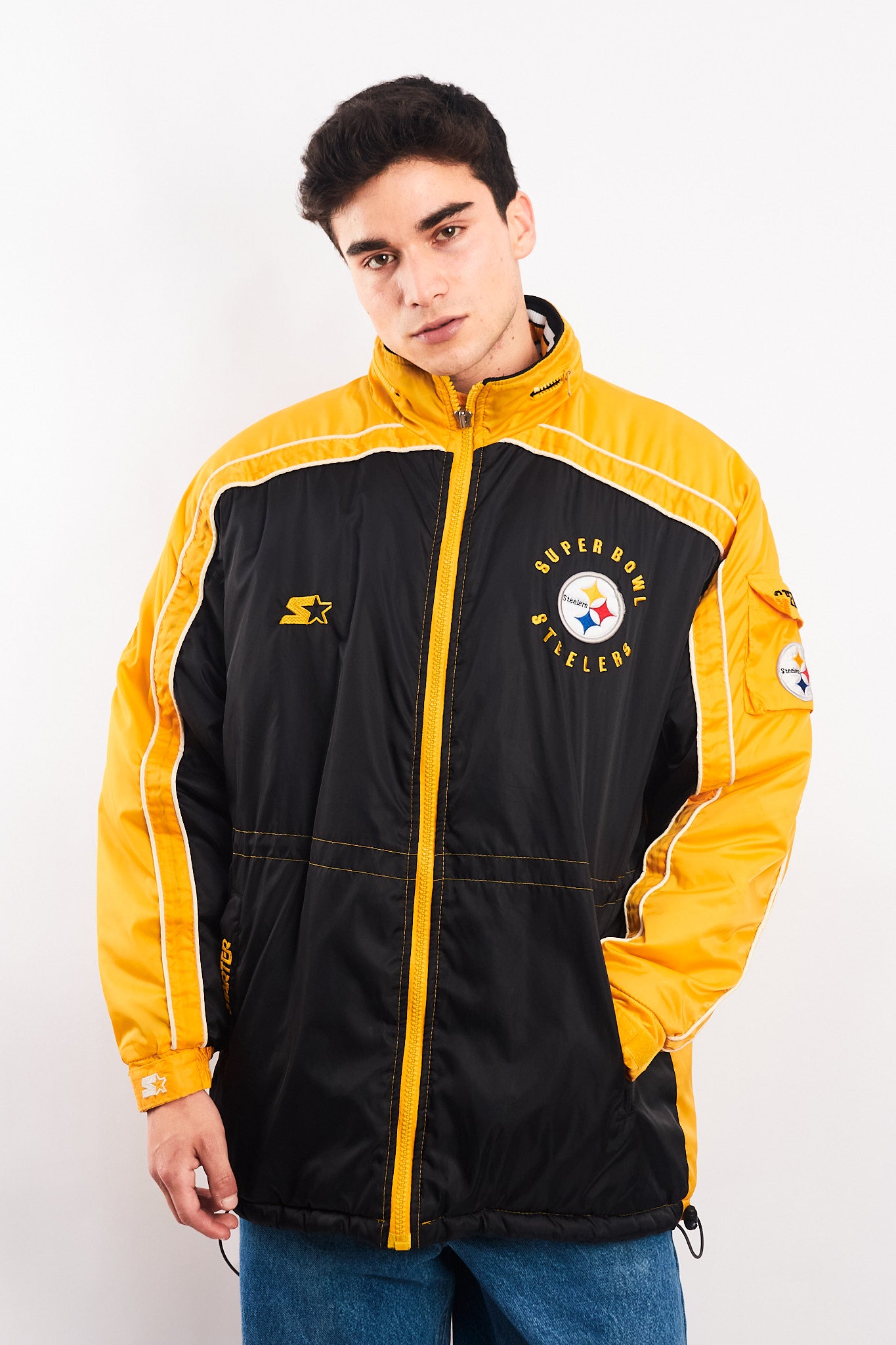 1994 Vintage Starter Pro-Line Steelers Super Bowl Padded Jacket (M/L)