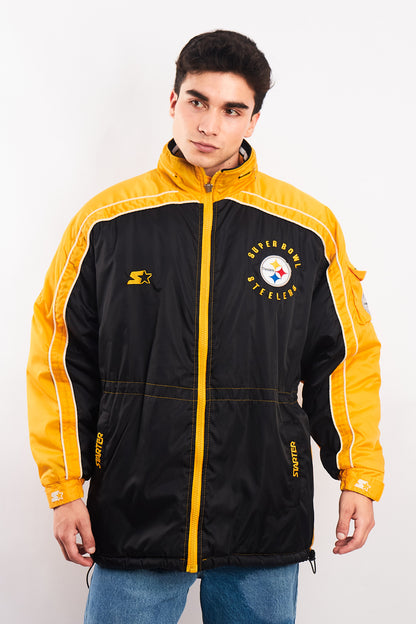 1994 Vintage Starter Pro-Line Steelers Super Bowl Padded Jacket (M/L)