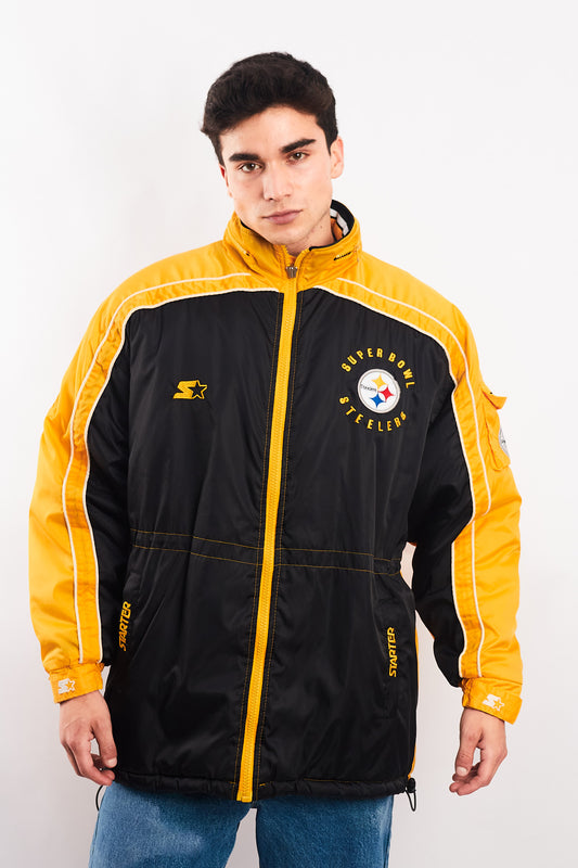 1994 Vintage Starter Pro-Line Steelers Super Bowl Padded Jacket (M/L)