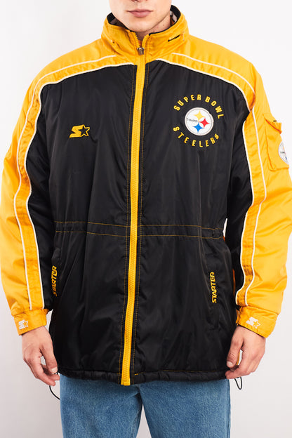 1994 Vintage Starter Pro-Line Steelers Super Bowl Padded Jacket (M/L)