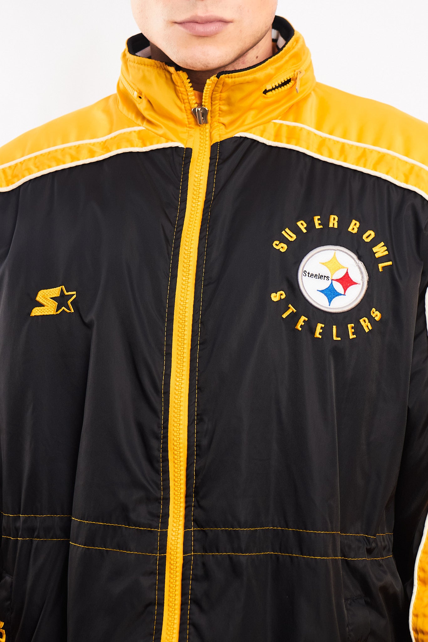 1994 Vintage Starter Pro-Line Steelers Super Bowl Padded Jacket (M/L)