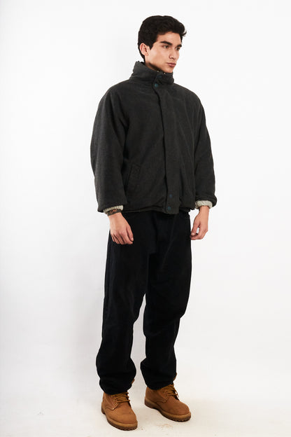 2000 Vintage Nautica Sport Reversible Spellout / Polar Jacket (S)