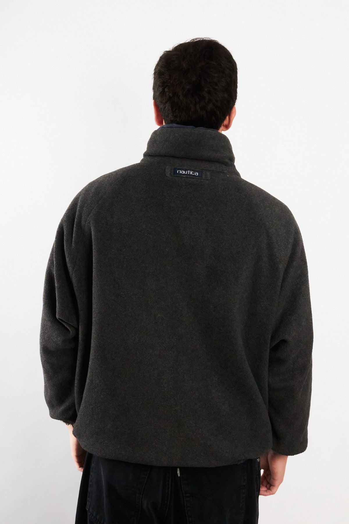 2000 Vintage Nautica Sport Reversible Spellout / Polar Jacket (S)