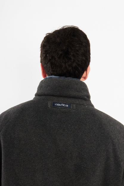 2000 Vintage Nautica Sport Reversible Spellout / Polar Jacket (S)