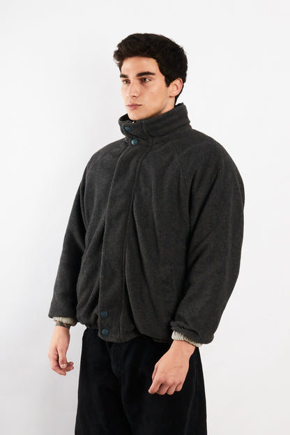 2000 Vintage Nautica Sport Reversible Spellout / Polar Jacket (S)