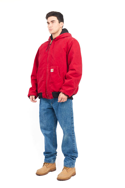 Vintage Carhartt J140 Red Duck Active Jacket (L/XL)