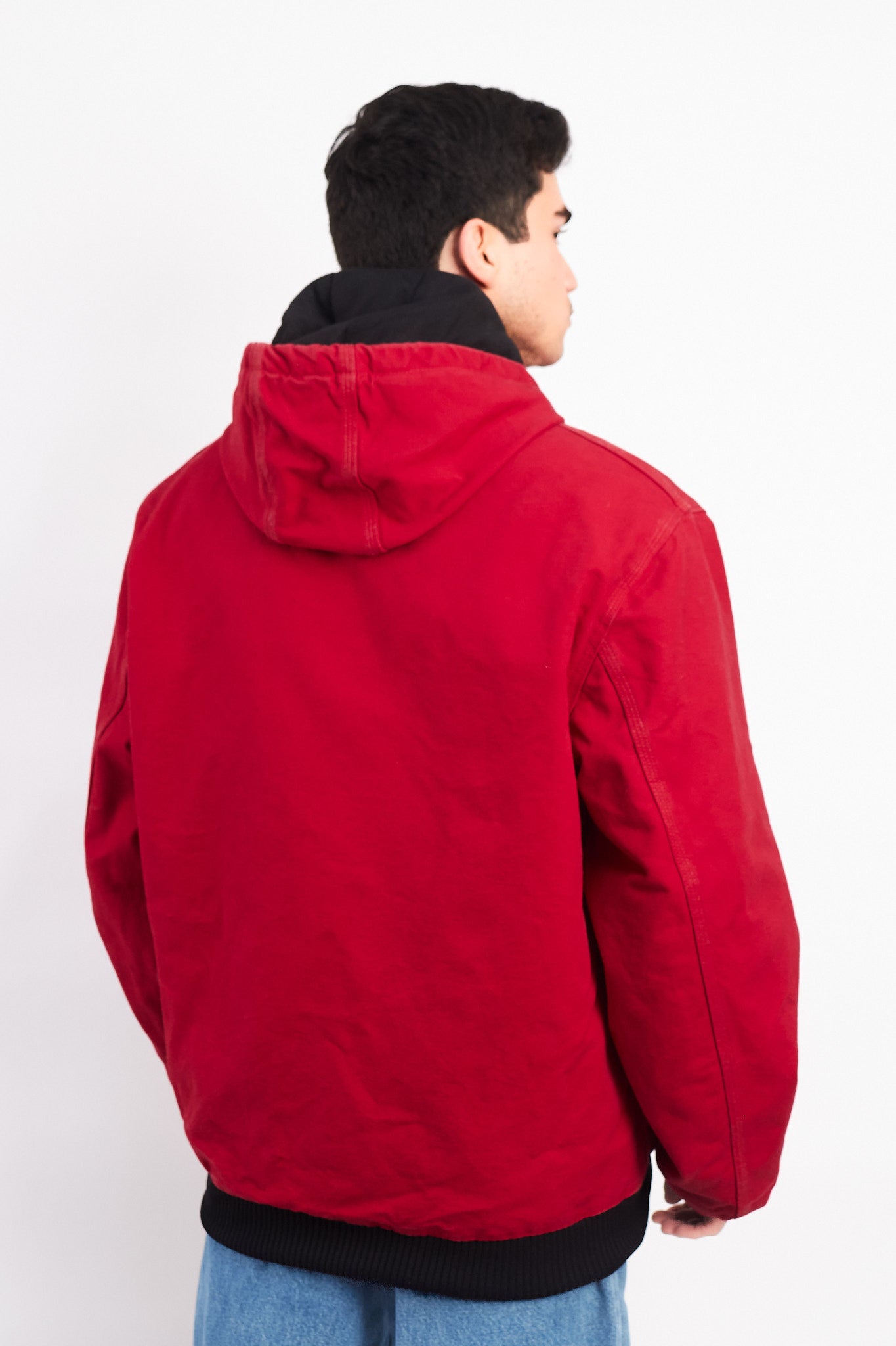 Vintage Carhartt J140 Red Duck Active Jacket (L/XL)