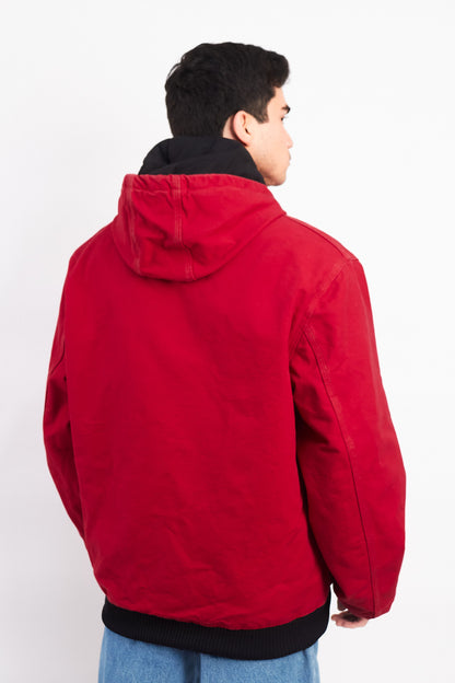 Vintage Carhartt J140 Red Duck Active Jacket (L/XL)