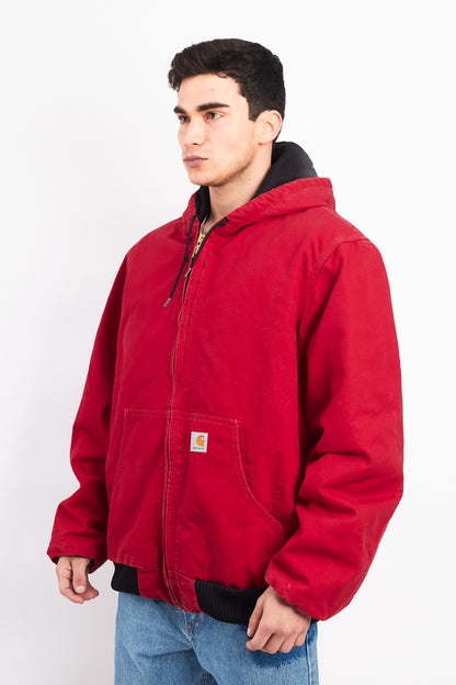 Vintage Carhartt J140 Red Duck Active Jacket (L/XL)