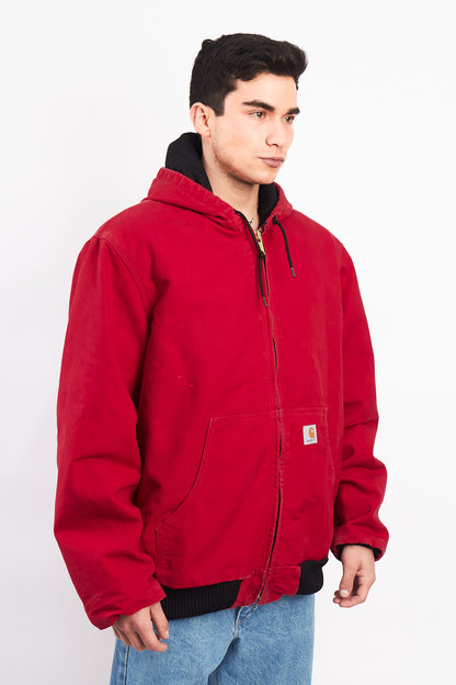 Vintage Carhartt J140 Red Duck Active Jacket (L/XL)