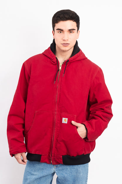Vintage Carhartt J140 Red Duck Active Jacket (L/XL)
