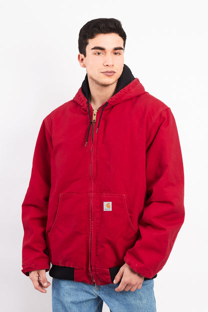 Vintage Carhartt J140 Red Duck Active Jacket (L/XL)