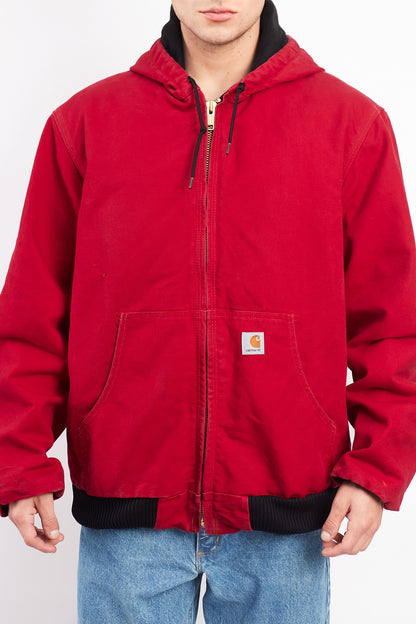Vintage Carhartt J140 Red Duck Active Jacket (L/XL)