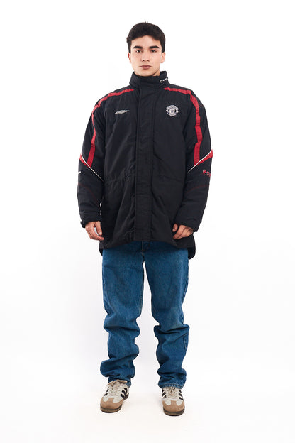 2000-2001 Vintage Umbro Pro Training Manchester United Padded Jacket (L)