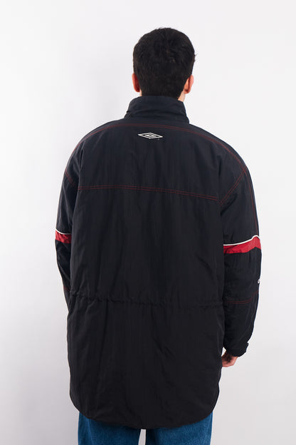 2000-2001 Vintage Umbro Pro Training Manchester United Padded Jacket (L)