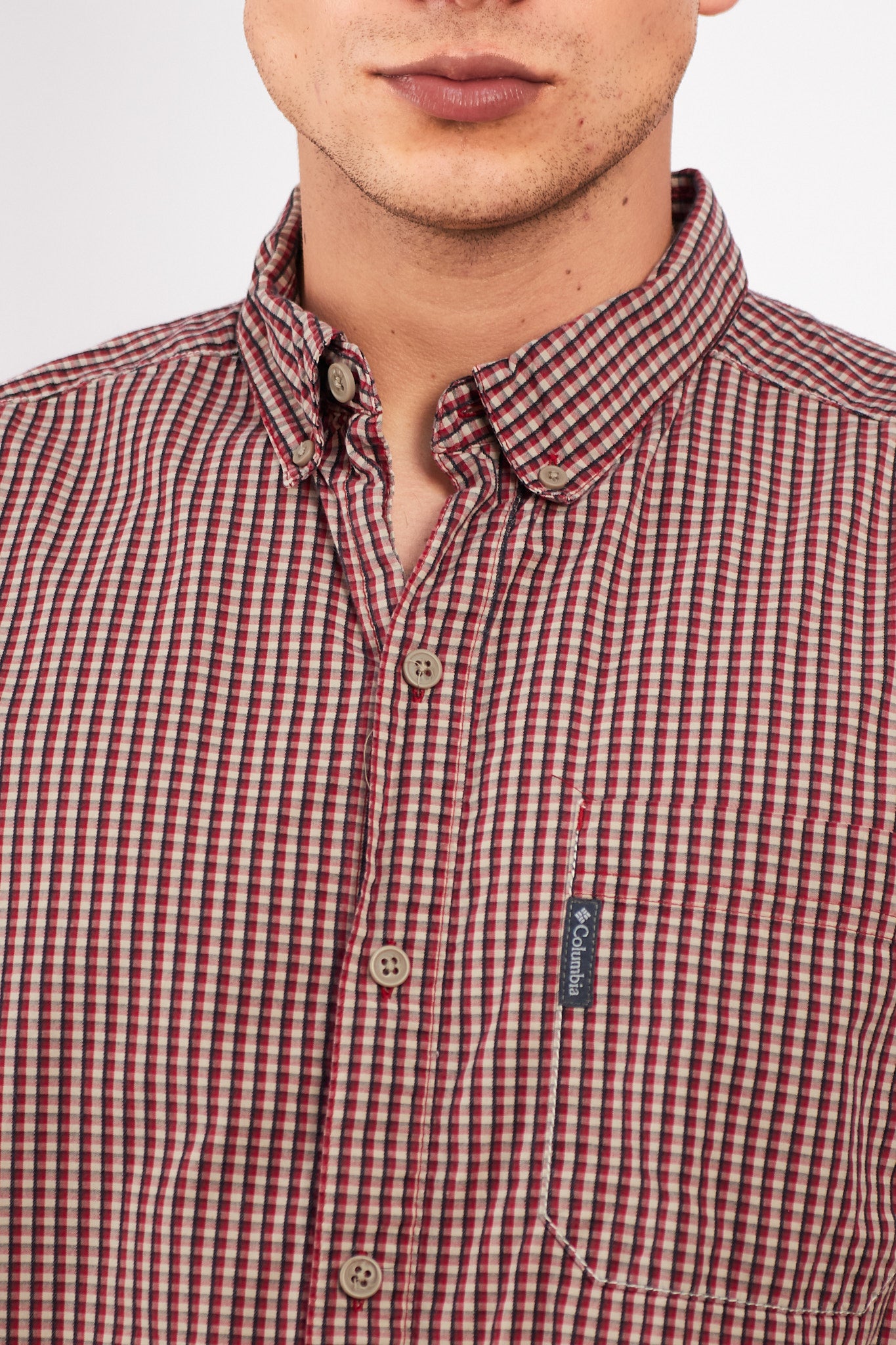 2000 Columbia Plaid Shirt (L/XL)