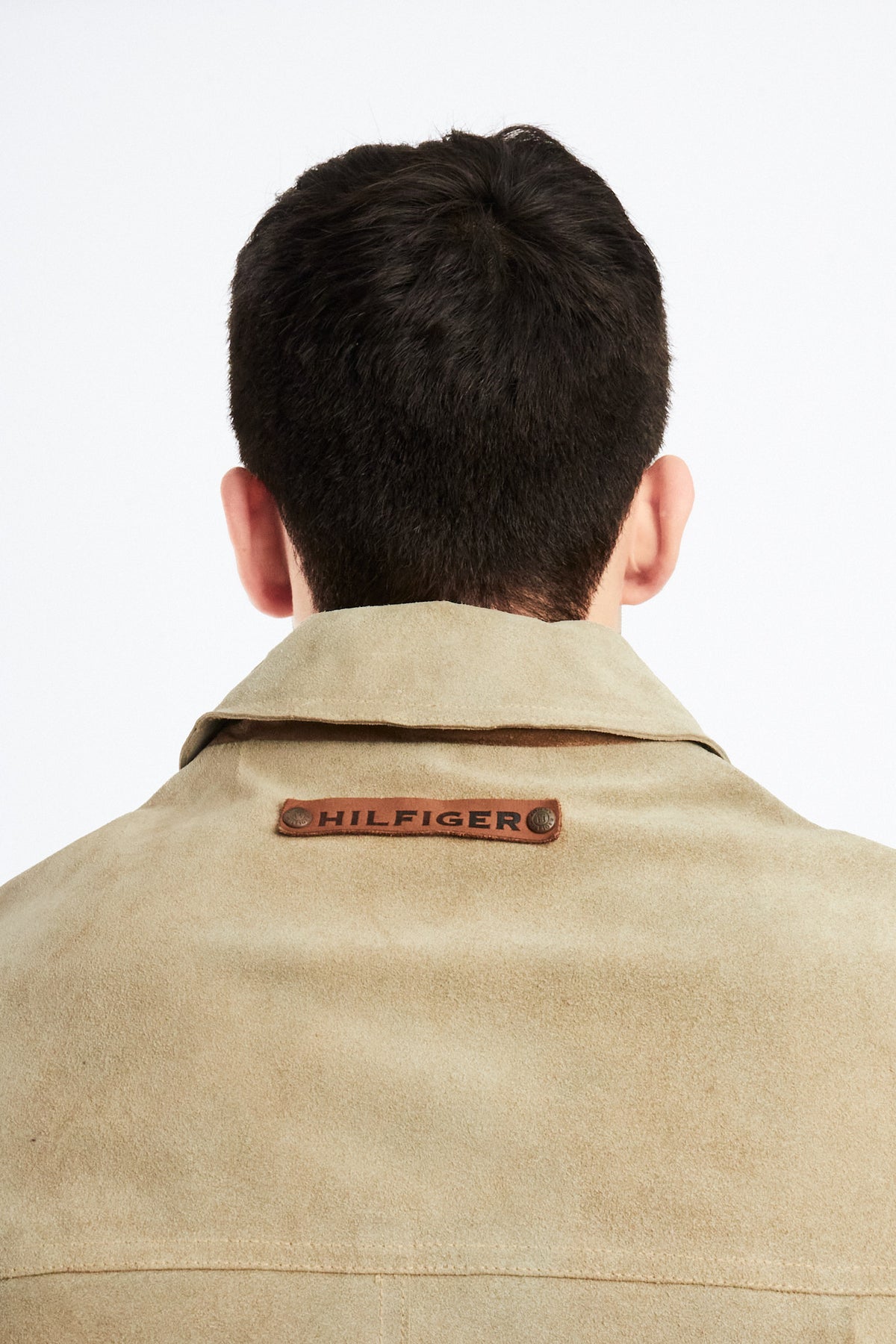2000 Vintage Tommy Hilfiger Pistachio Suede Harrington (S)