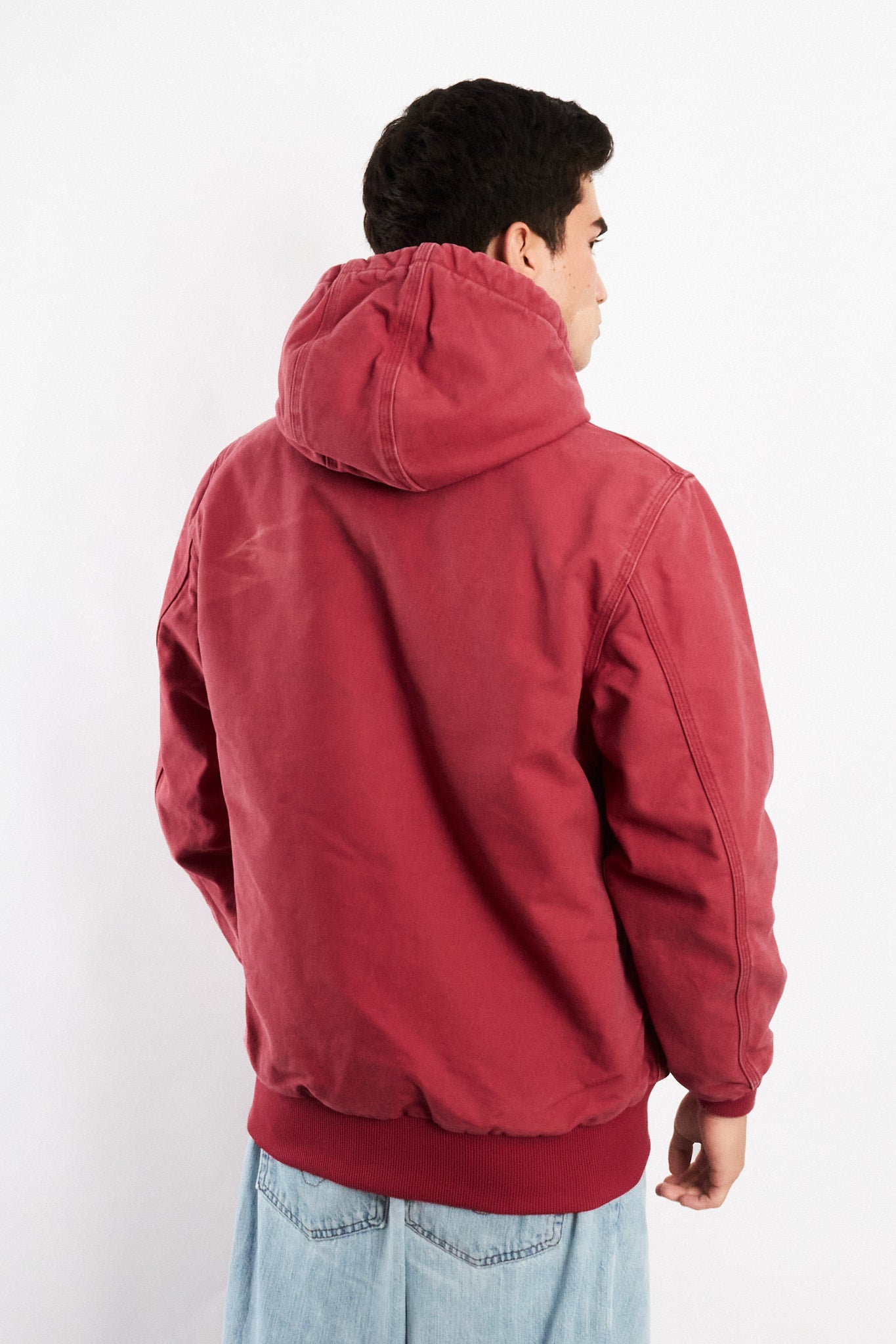 2000 Vintage Carhartt J130 Salmon Active Jacket (M)