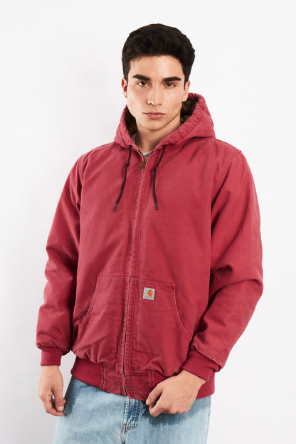 2000 Vintage Carhartt J130 Salmon Active Jacket (M)